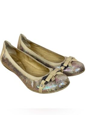 Naturalizer Iridescent Metallic Ballet Comfort Flats Size 7.5